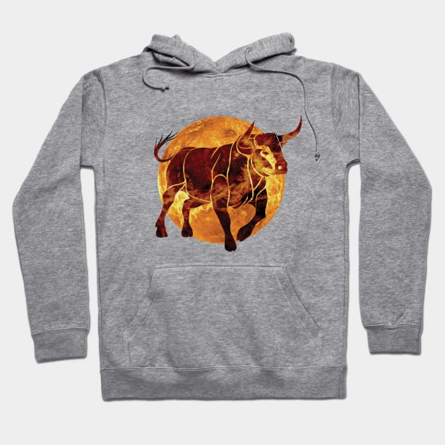 Taurus zodiac sign Hoodie by TMBTM